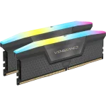 Памет CORSAIR DDR5, 6000MT/s 32GB 2x16GB DIMM, Unbuffered, 36-44-44-96, Std PMIC, AMD EXPO & Intel XMP, VENGEANCE RGB DDR5 Grey Heatspreader, Black PCB, 1.30V