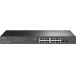 18-портов гигабитен управляем комутатор TP-Link JetStream TL-SG2218P с 16-портов PoE+