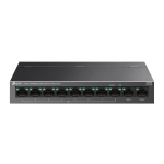 10-портов 10/100Mbps настолен комутатор TP-Link LS110P с 8 PoE+ порта